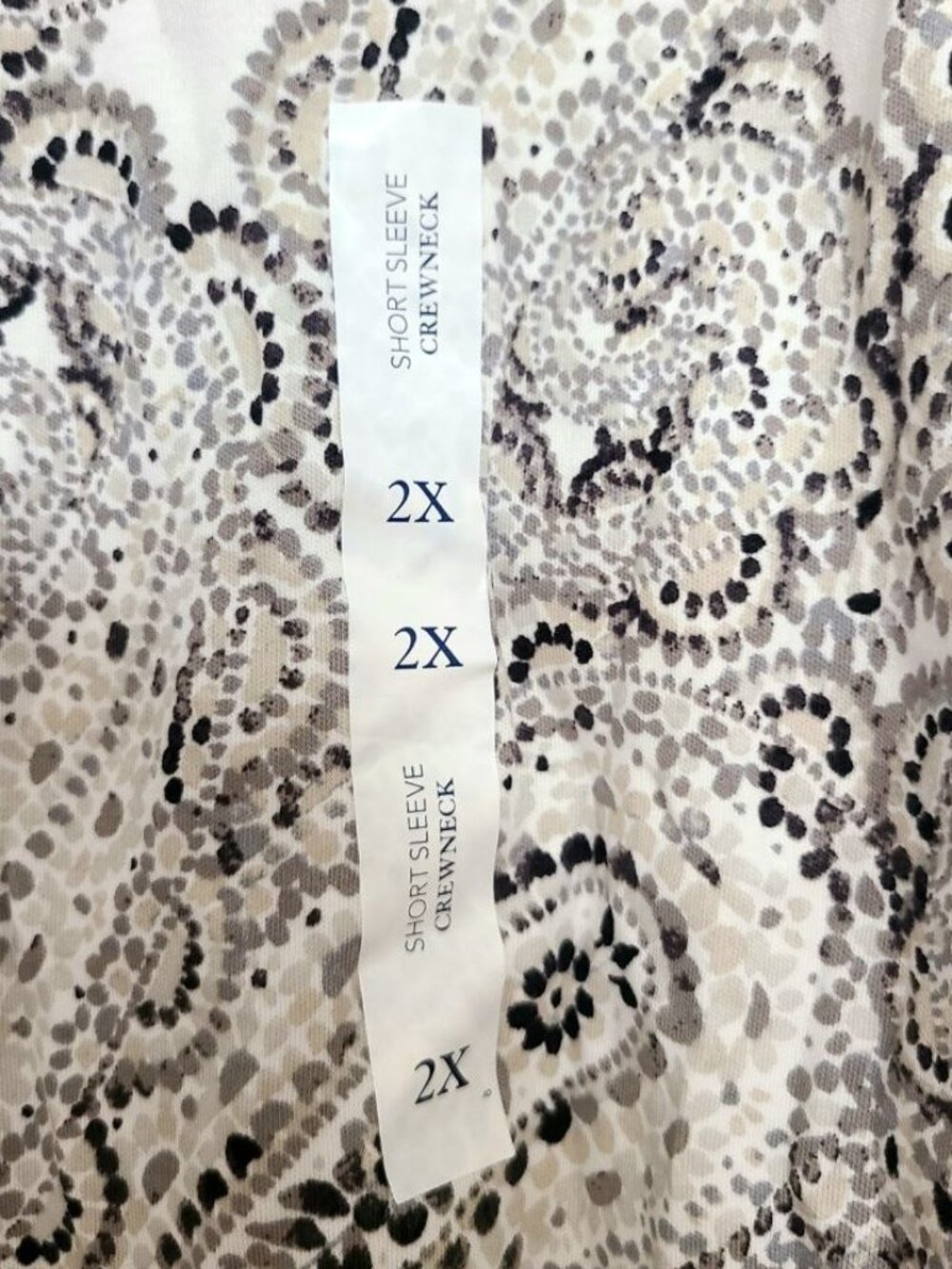 Paisley Classic Tee – 2X NWT - Picture 3 of 5
